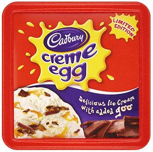 Cadburys Creme Egg Ice Cream