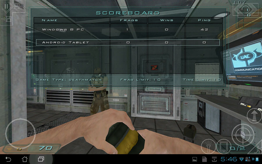 Doom 3 Android Gameplay Screenshot
