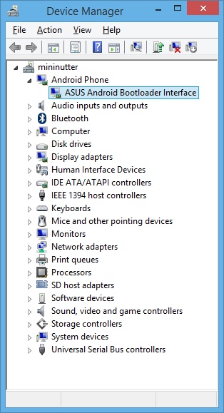 Asus Transformer Prime TF201 Windows 8 Drivers