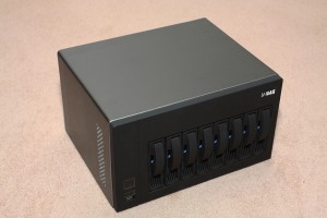 Angled view of the finished U-NAS NSC-800-1 build