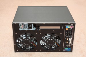 Back view of the finished U-NAS NSC-800-1 build