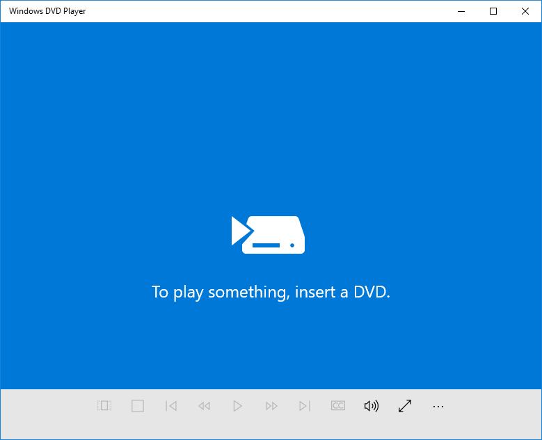 Windows 10 DVD Player Free Re-IInstall